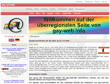 Tablet Screenshot of gay-web.info